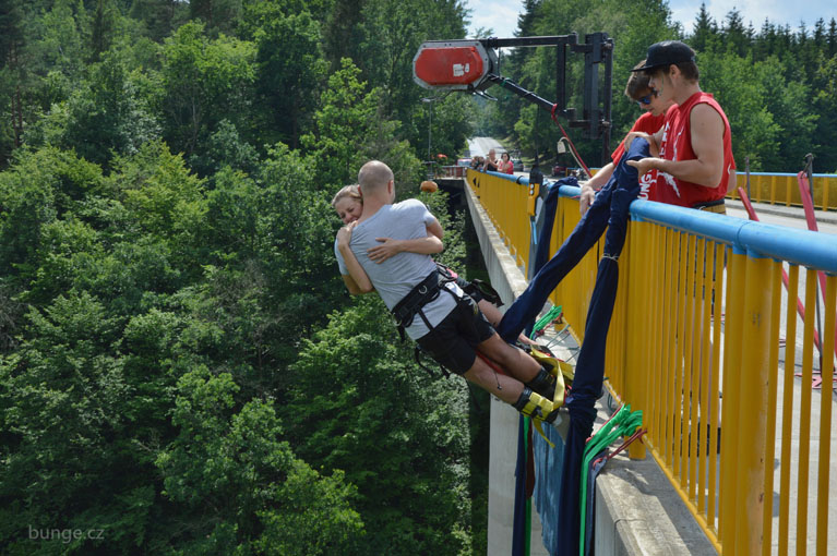 Bungee Jumping from the Highest Bridge in the Czech Republic, Czechia